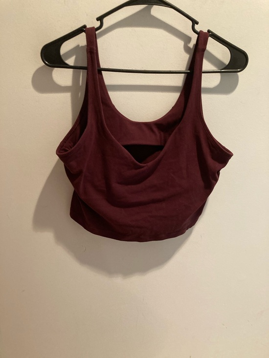 lululemon athletica Other - lululemon athletica Burgundy Cropped Tank